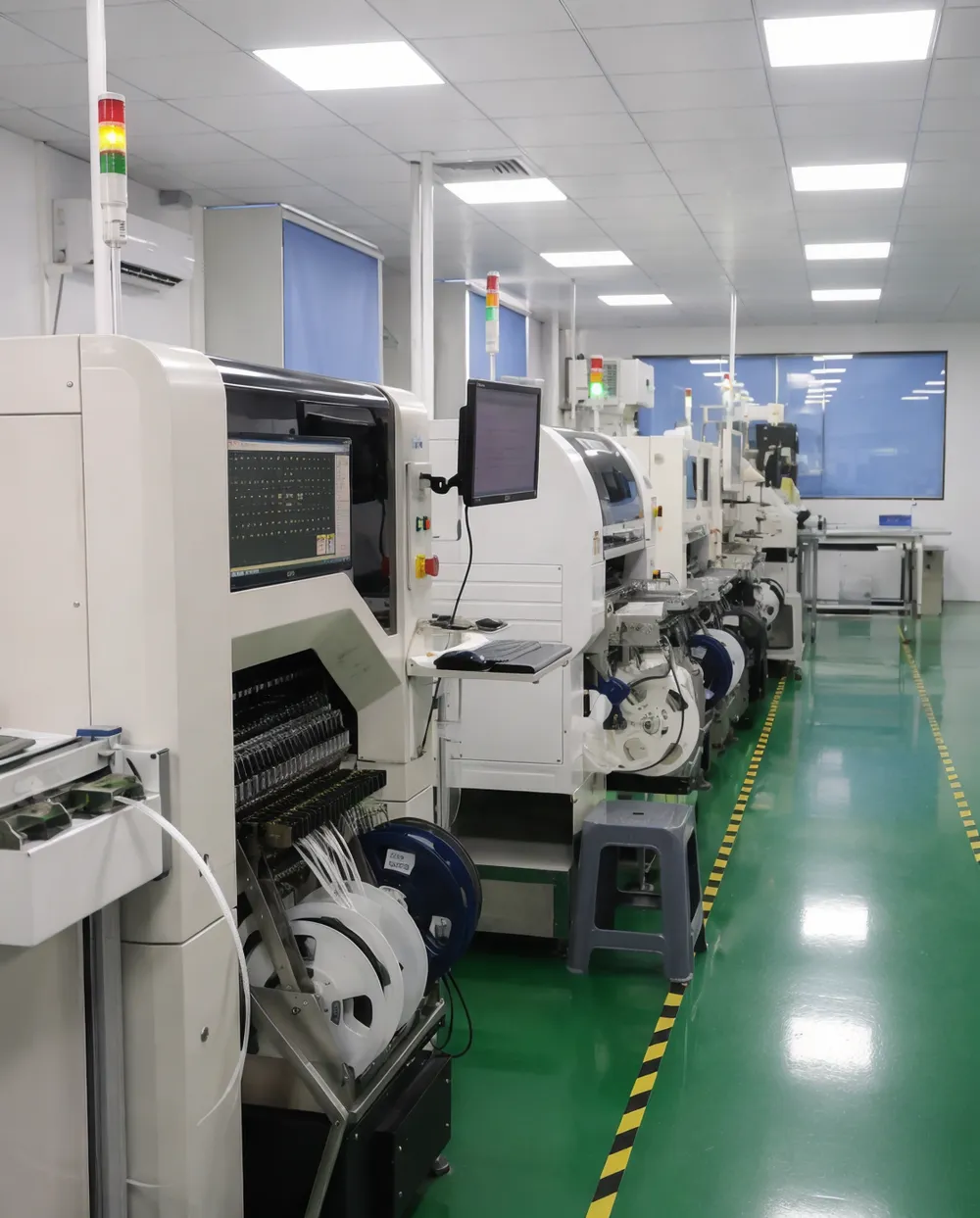 Vefey SMT production line for LED chip mounting in stage lighting fixtures