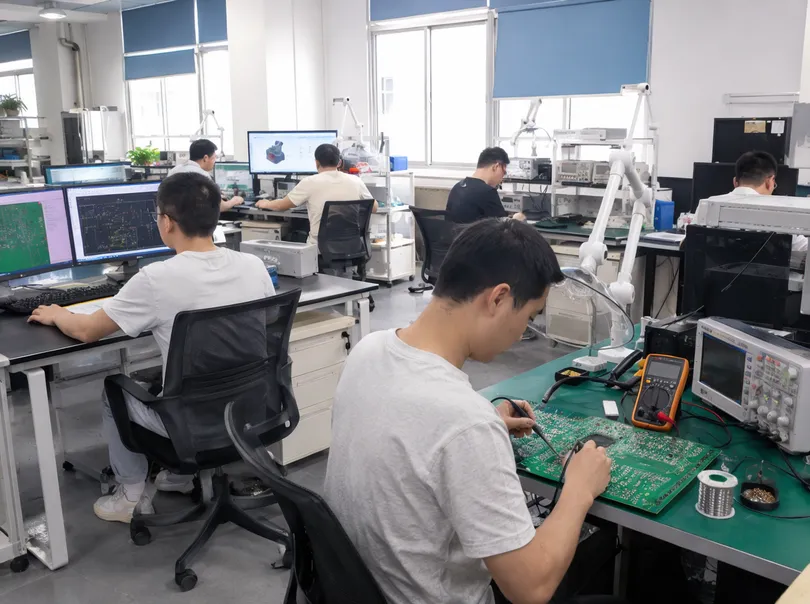 Vefey in-house engineering lab for OEM/ODM backdrop panel development